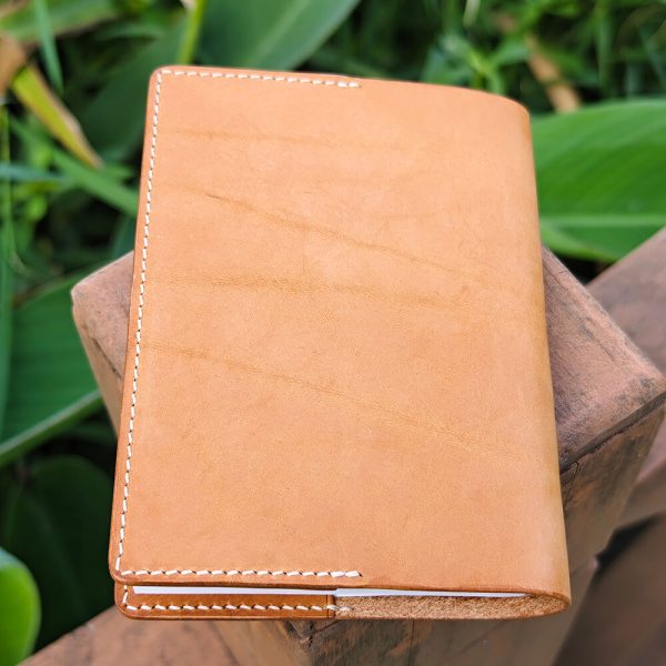 Basic Leather Bible Cover Back